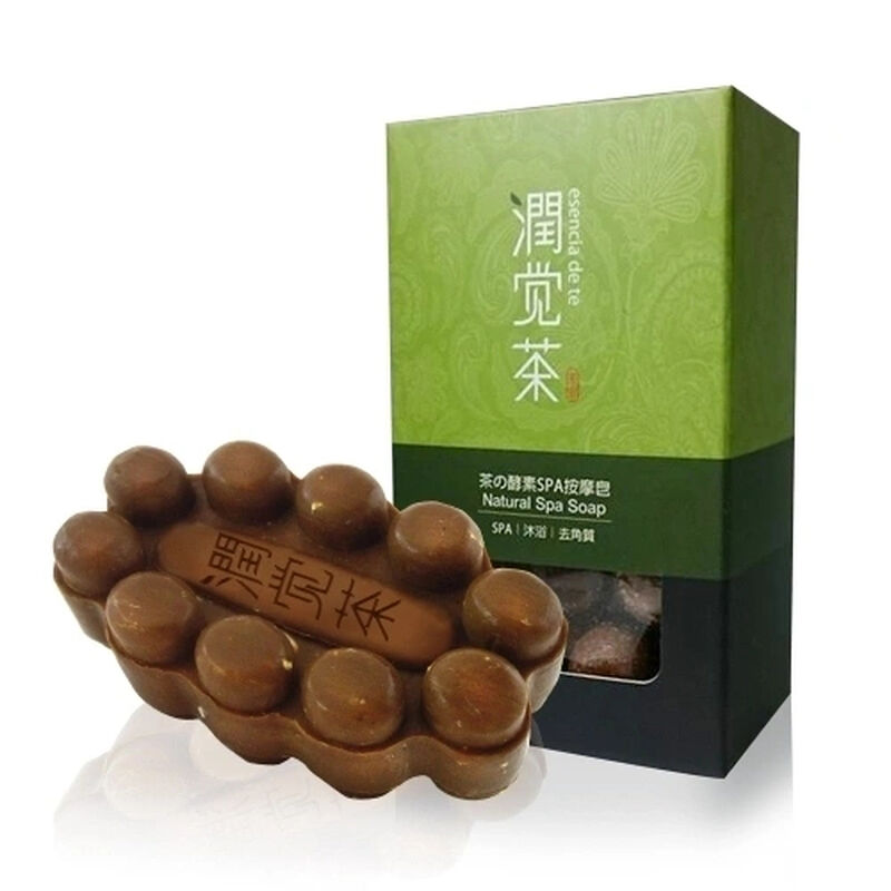 潤覺茶 SPA酵素按摩皂 100gX3入組, , hi-res image number null